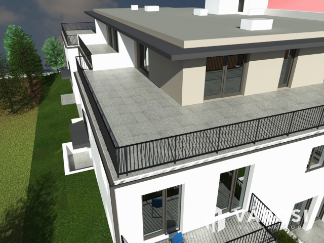 Prémium AA+ 163 m2-es hőszivattyús lakás saját kerttel eladó