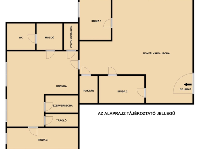 Tágas, világos irodahelyiség kiadó Békásmegyeren