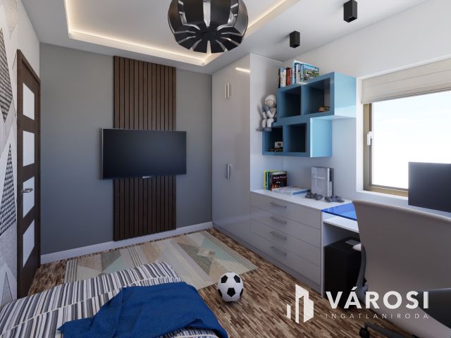 Modern, hőszivattyús, 95 m2-es családi ház népszerű helyen