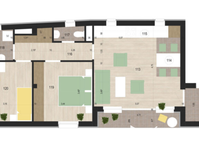 Prémium lakások Debrecen Hatvan utcai kert