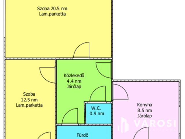 Meredek úton 2 szobás, erkélyes lakás eladó!