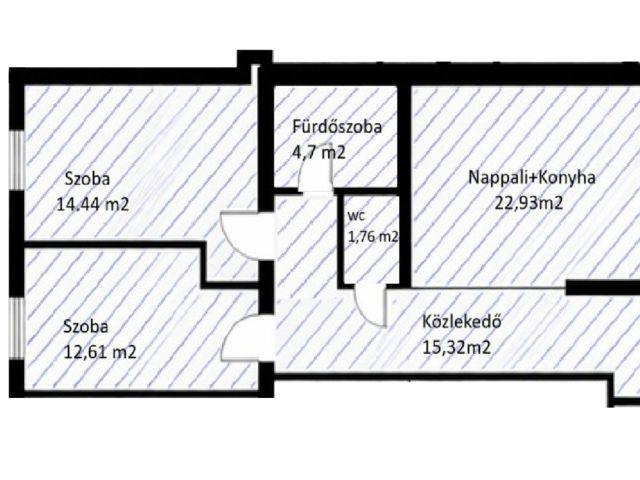 Világos 3 szobás lakás Rákoscsabán autóbeállóval