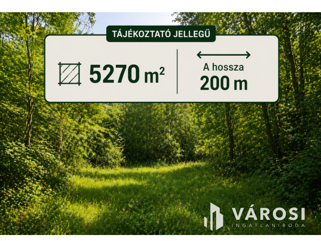 Remek áron befektetés-Debrecen –erdős, 5270 m²-terület eladó